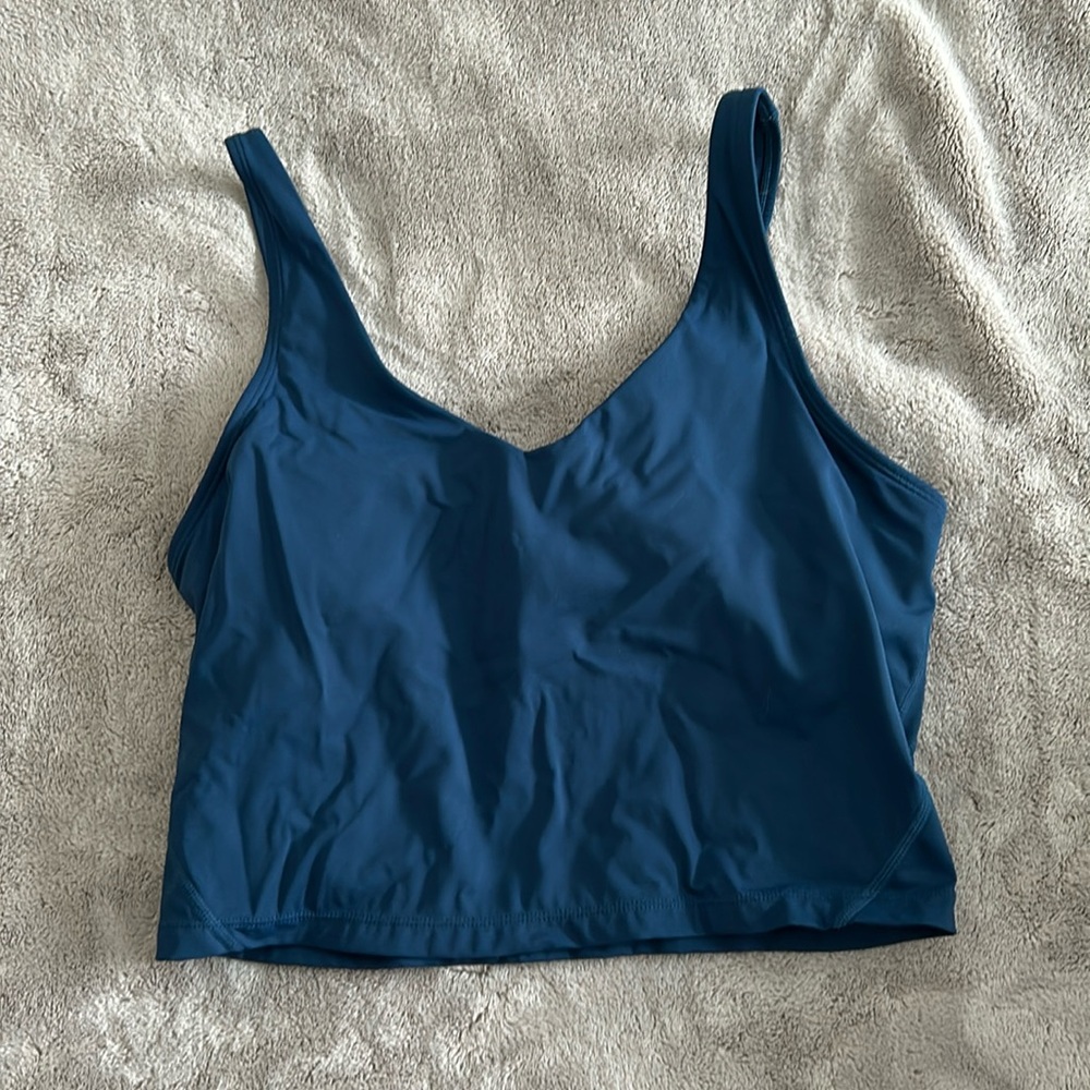 Cropped workout tank